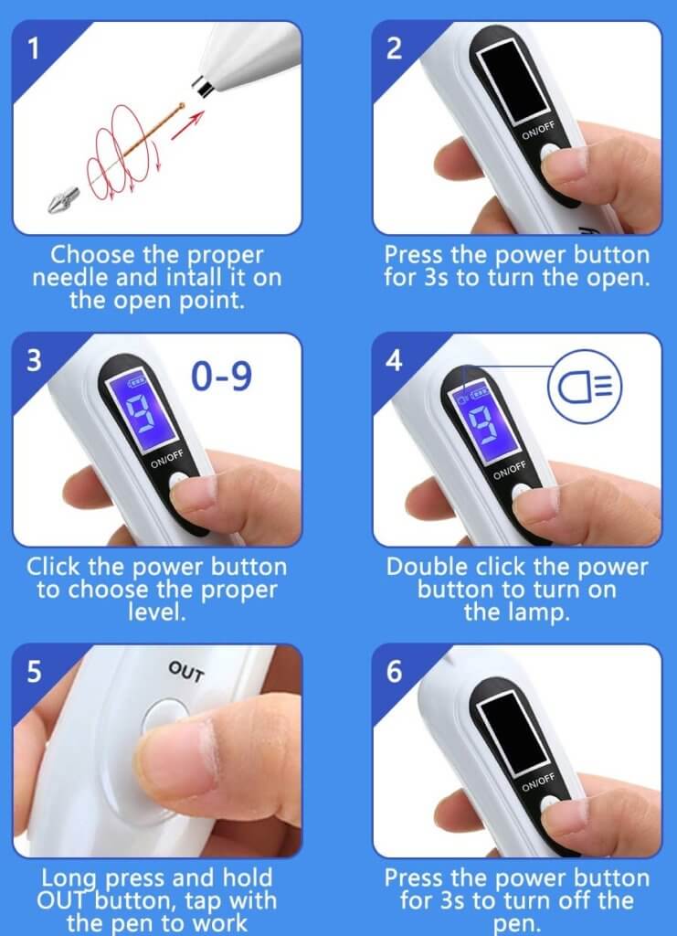 how to use cautery pen for skin tags